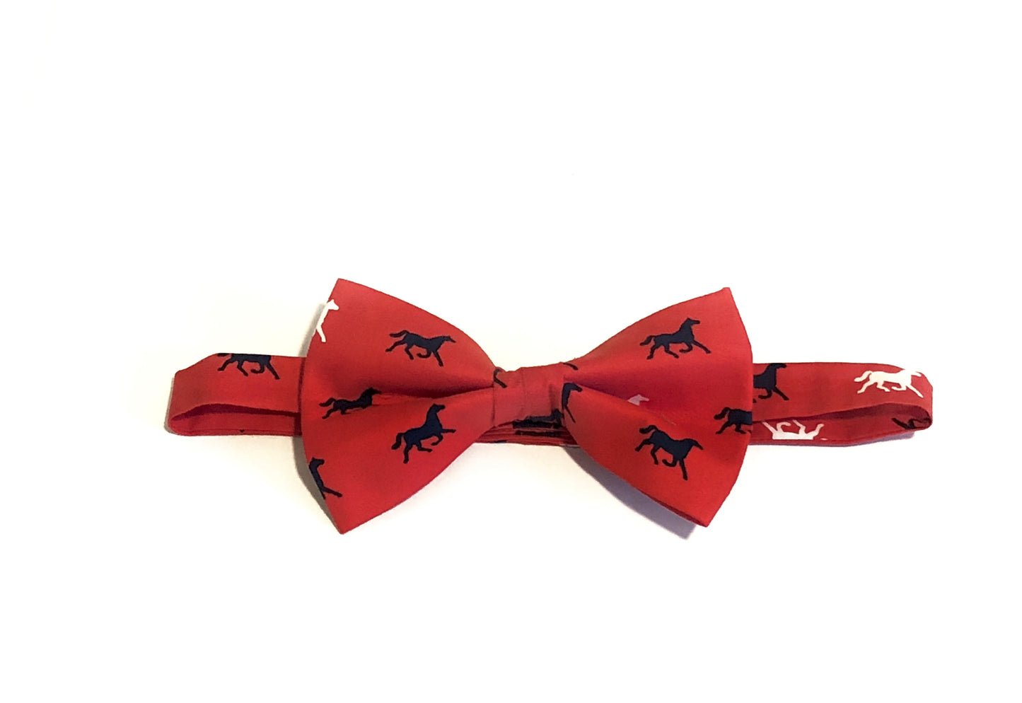 Green Derby Horses Bow Tie