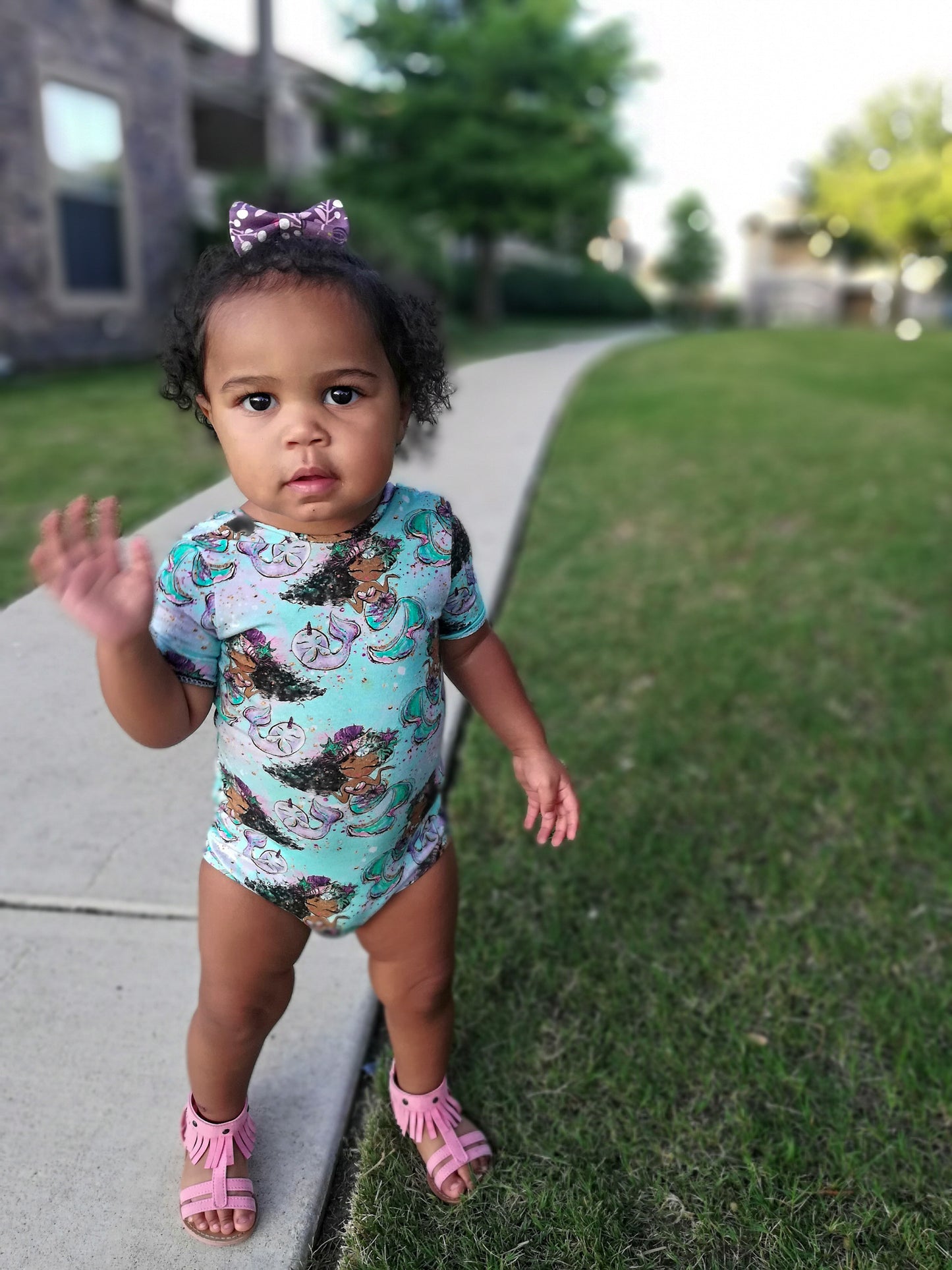 African American Mermaid Leotard