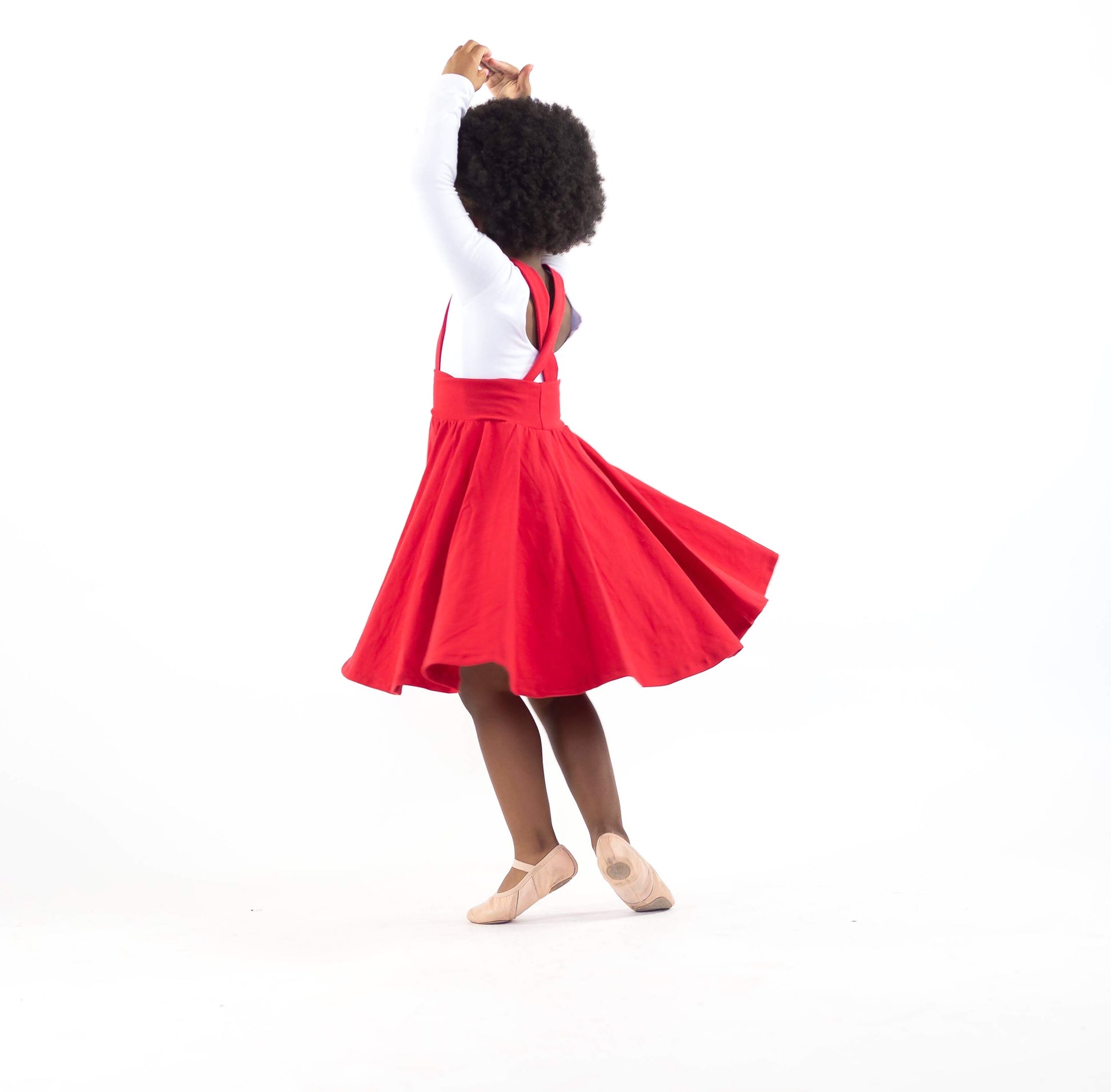 red skater skirt dress Made by Johnny Mbj Wb211 Womens Basic Versatile Stretchy Flared Skater Skirt L RED, Women's, Size: Large