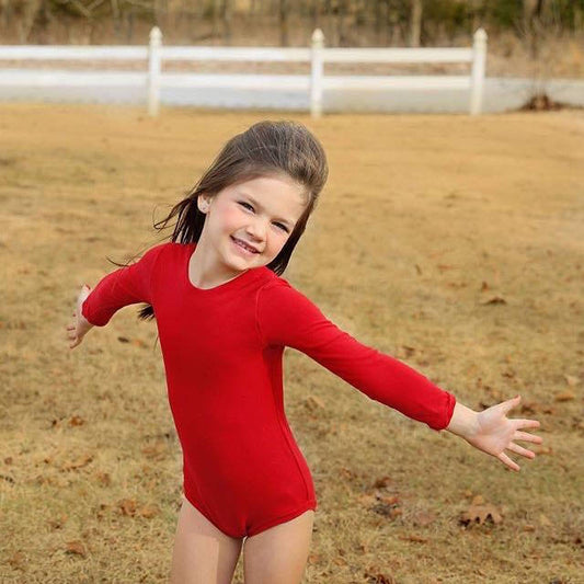 Christmas Red Leotard for Girls