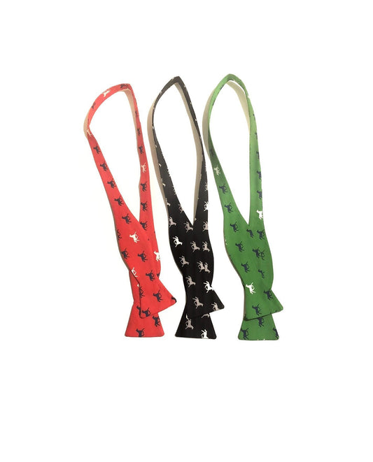 Derby Day Horses Novelty Bow Ties