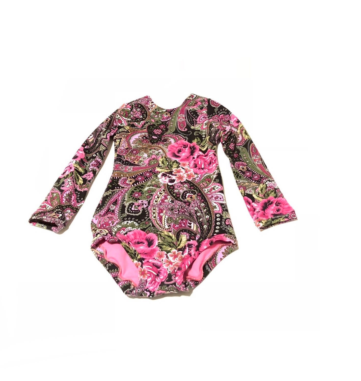 Leotardo Paisley Rosa – Ackee Tree Clothing